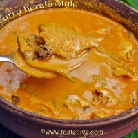 Kerala Fish Curry with Coconut Ground Paste and Malabar Tamarind/ Meen Thenga Curry with Kudampulli