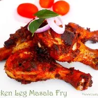 Chicken Masala Leg Fry Indian/Kerala Style (Kozhikkalu Masala Puratti Porichathu)/ Chicken Drumstick Masala Fry
