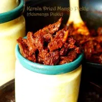 Ada Manga Pickle (Kerala Dried Mango Pickle)